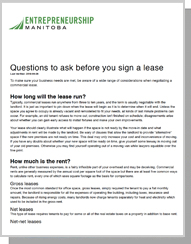 Questions to Ask Before You Sign a Lease