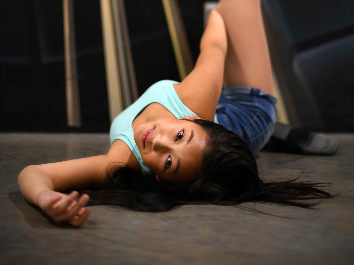 Aliyah posing in a tunnel at the University of Manitoba