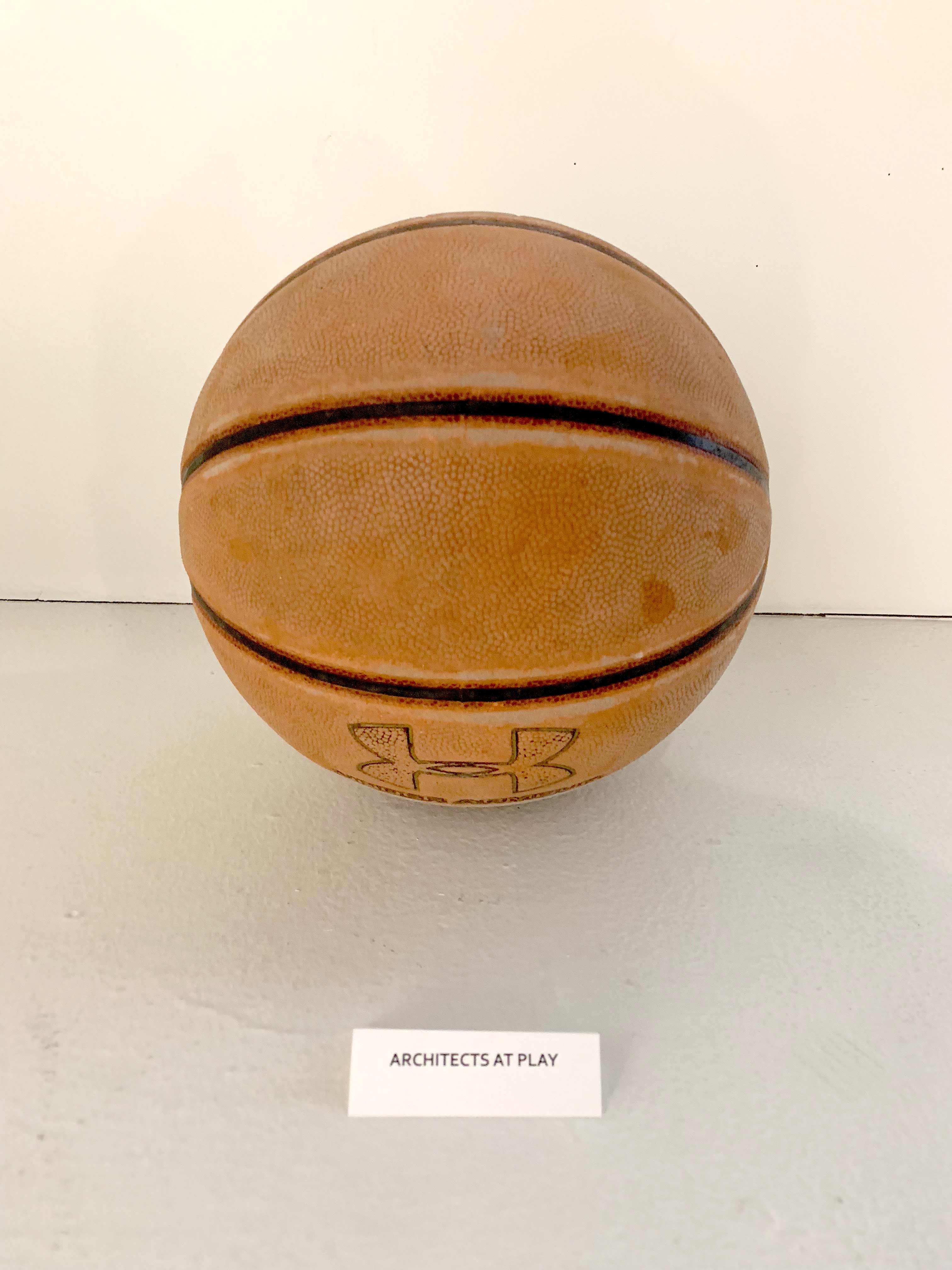 The favourite tool in our office: A basketball