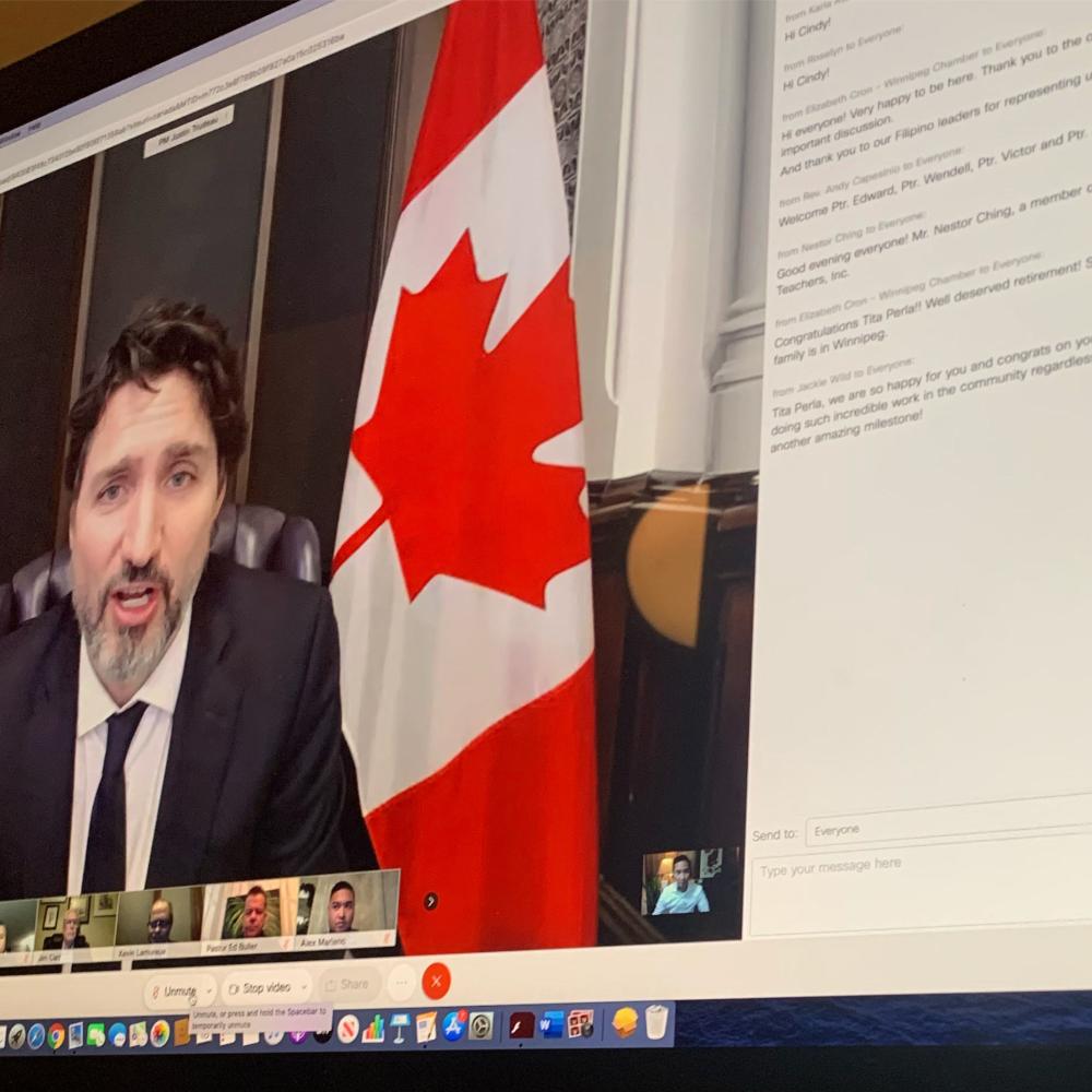 PM Trudeau online with Play