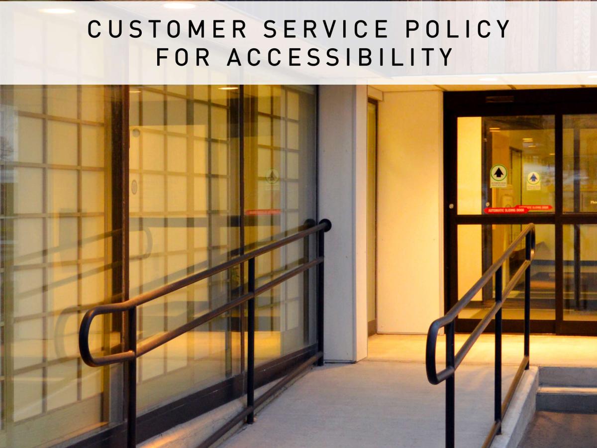 Customer Service Policy for Accessibility v1.0