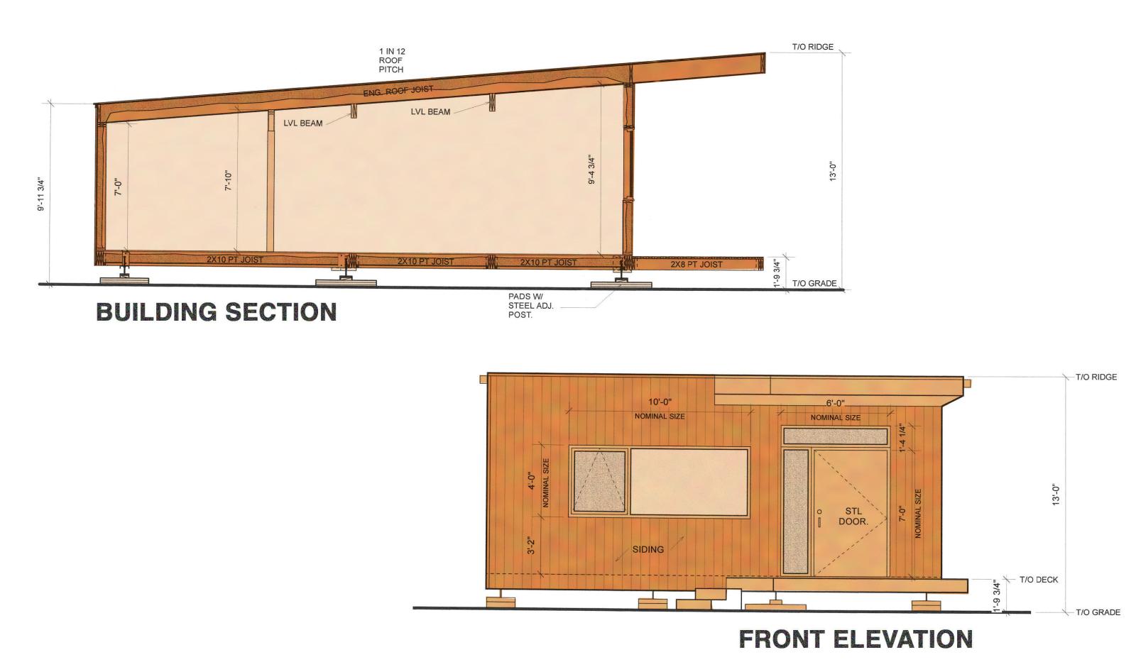 Section elevation