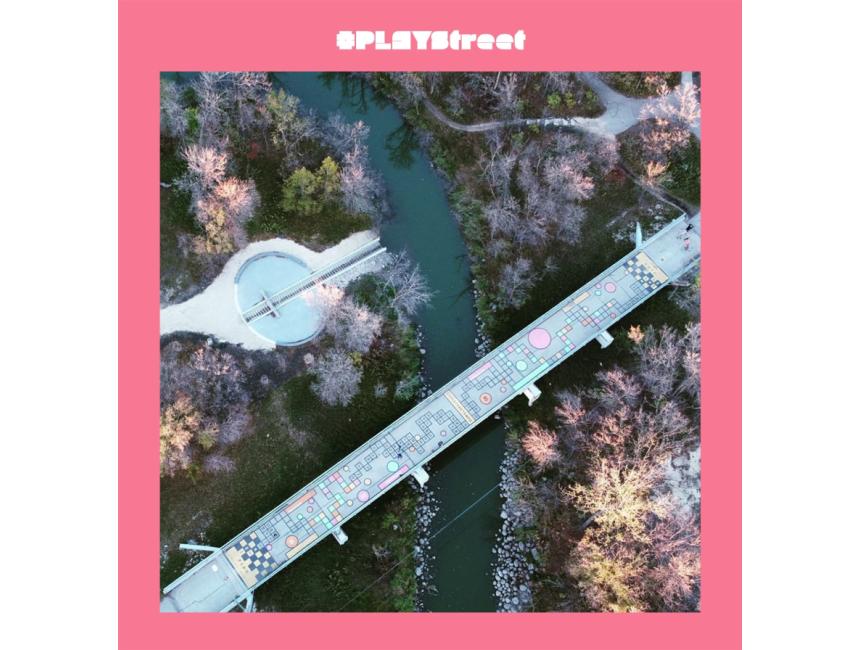 Aerial Perspective of Bridge