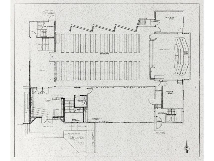 Existing Plan of Church, Drafted in 1983