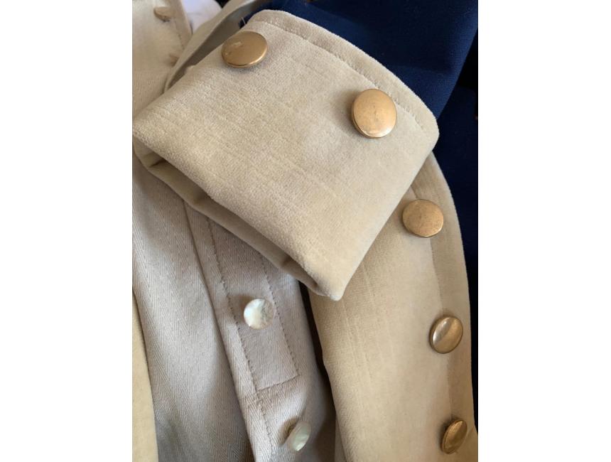 Detail of the cuff on the John Laurens costume