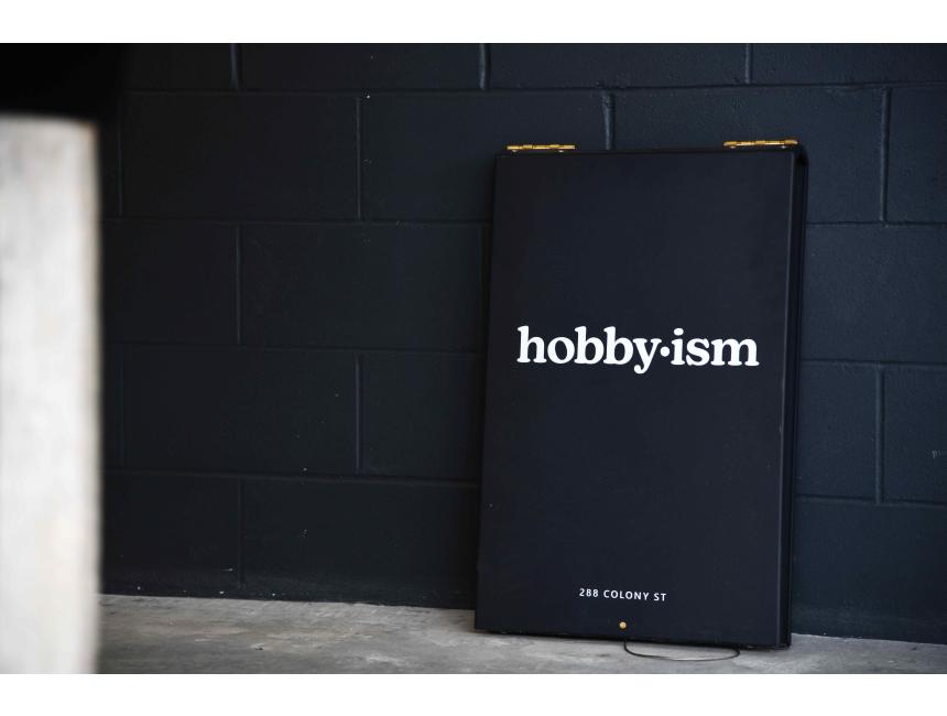Hobbyism signage